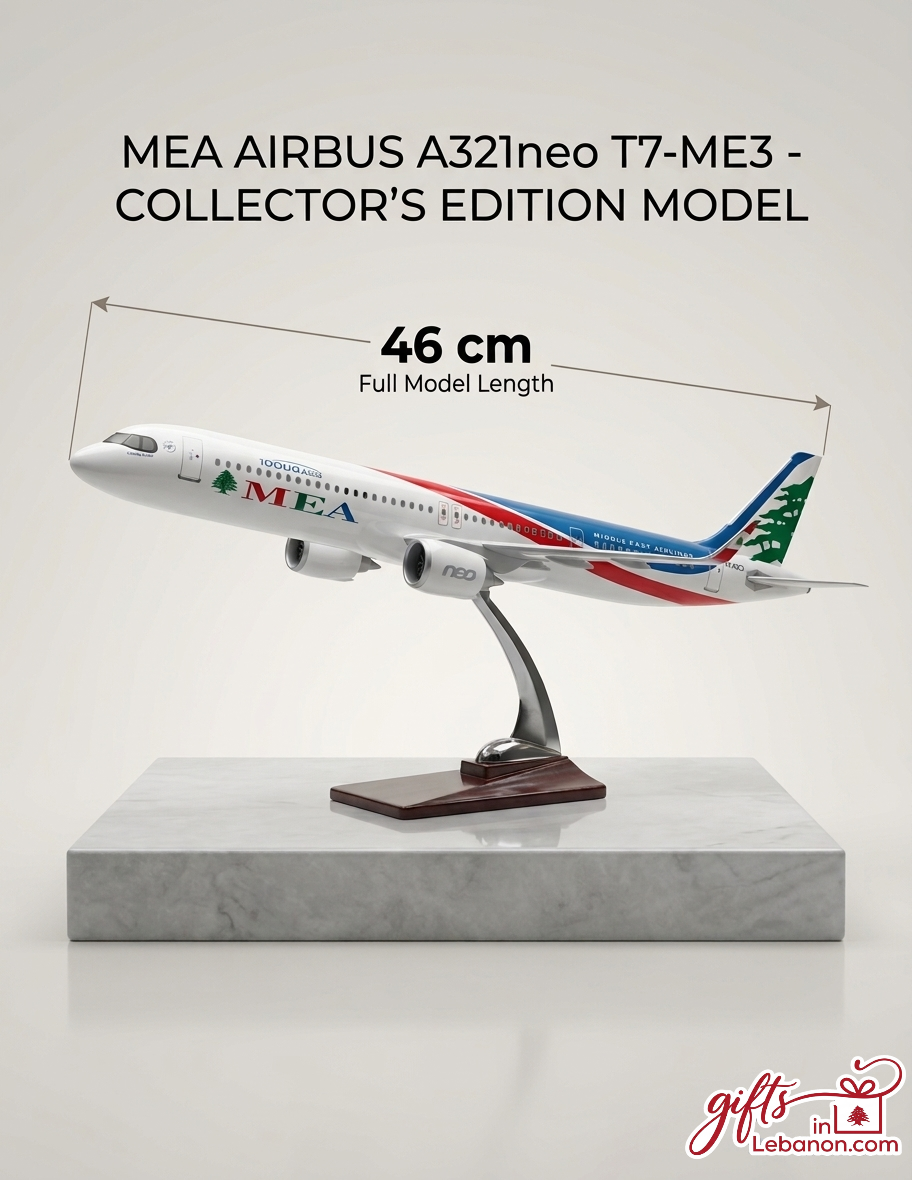 MEA Airbus A321neo T7-ME3 Collector's Edition Model Plane 46cm