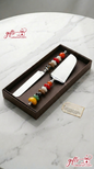 Actium Artisan Multi-Colored Beaded Cake Serving Set in Gift Box