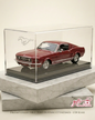 1/24 Scale Red Ford Mustang GT Fastback Diecast Model in Acrylic Display Case
